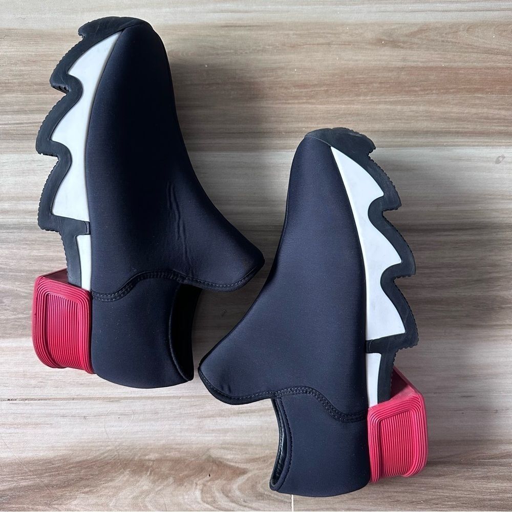 iRi WES Low Top Sneaker Neoprene Red Black - Picture 5 of 10